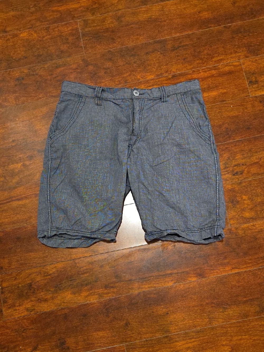 INC International Concepts Slate Blue Flat Front Men's Shorts